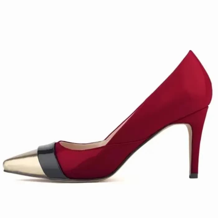 Femmes pompes mode Sexy or bout pointu talons hauts classique robe de soirée