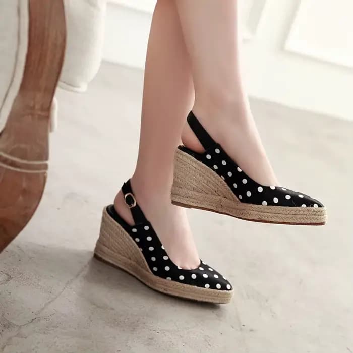 EAGSITY Espadrilles à plateforme pour femmes