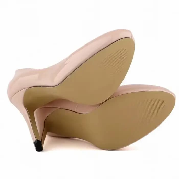 Escarpins Sexy en cuir verni peu profond pour femmes