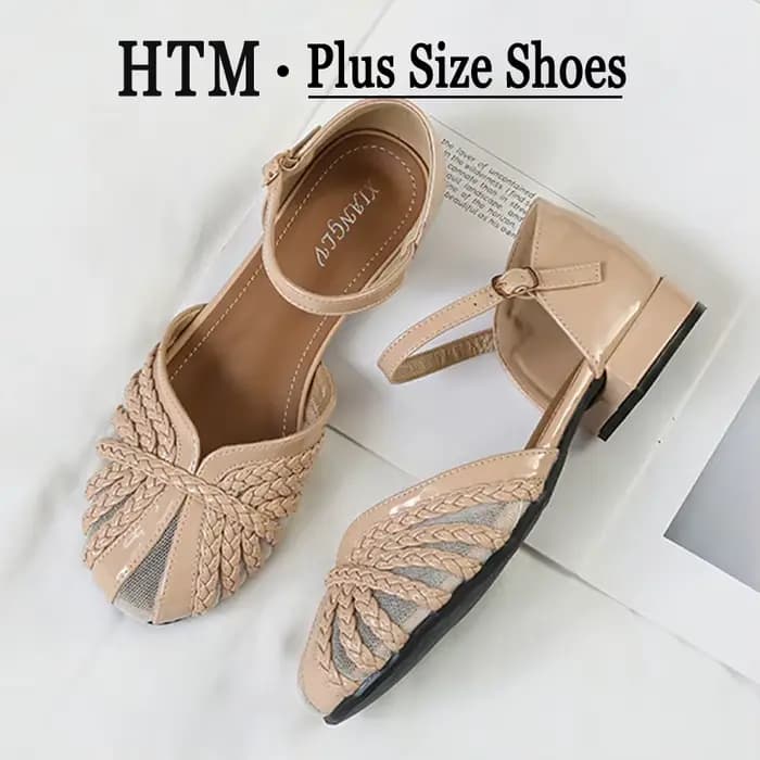 Sandales plates pour femmes de marque, à semelle souple, tressées, avec bride à boucle, style romain, pour l'été