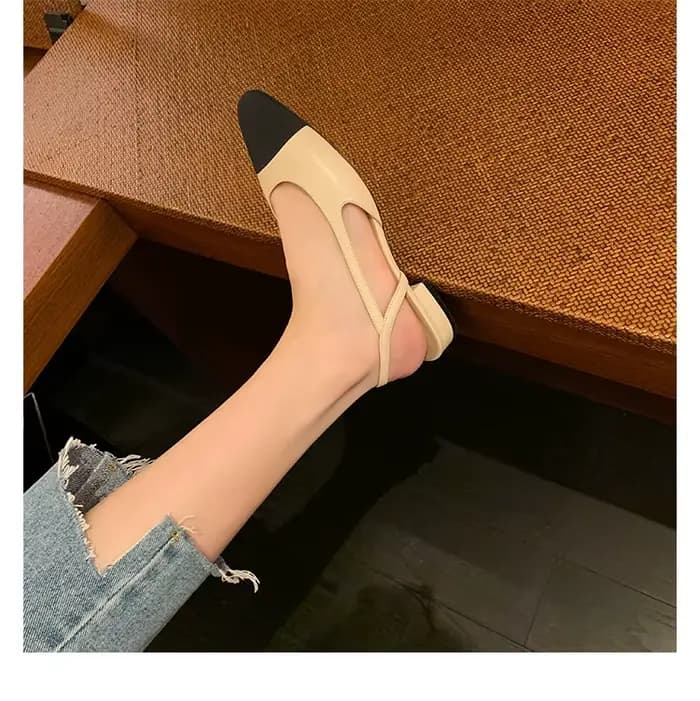 Chaussures à talons bas pour femmes