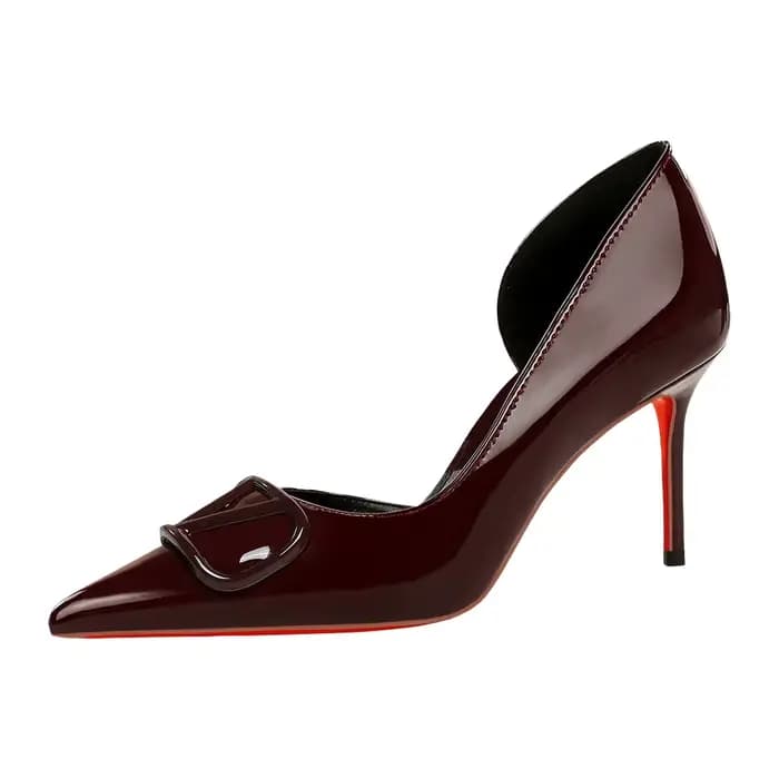 Chaussures à talons hauts sexy à semelle rouge