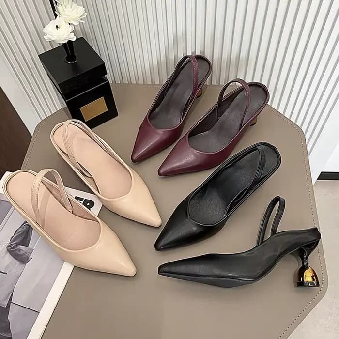 Sandales à talons hauts à bout pointu pour femmes