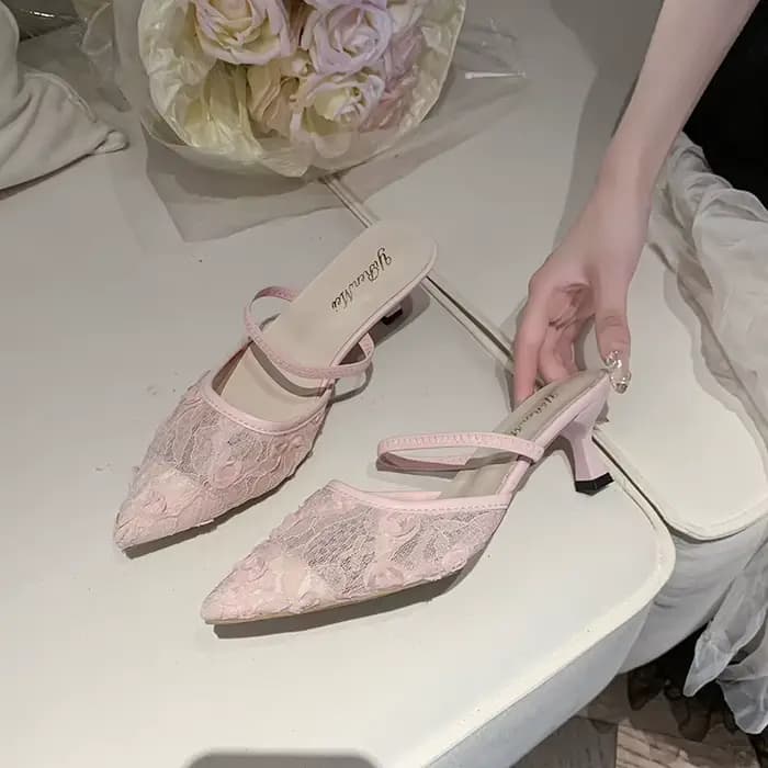 Escarpins de Mariage Blancs de Luxe pour Femme