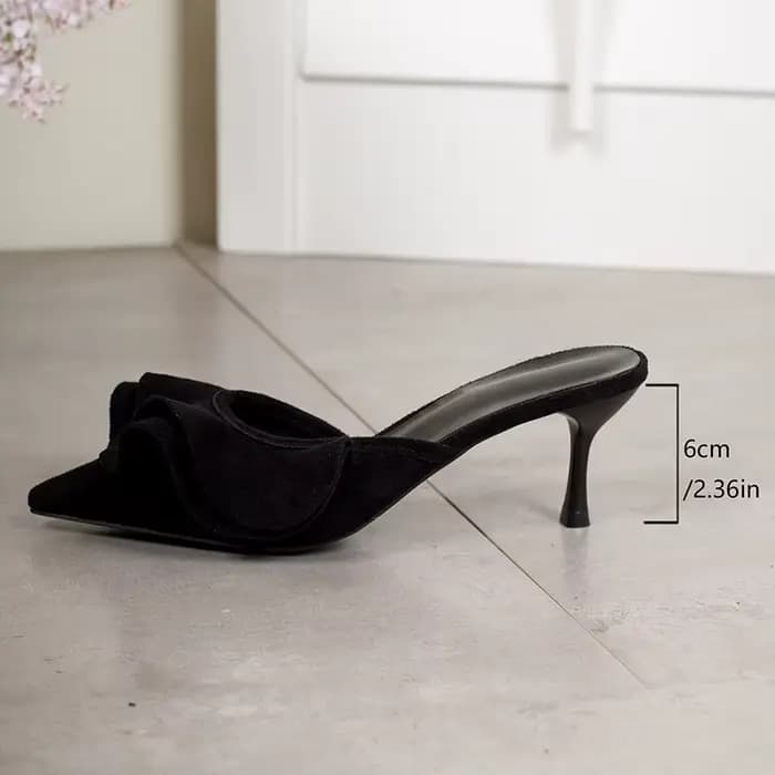 Sandales à talons hauts en faux daim pour femmes