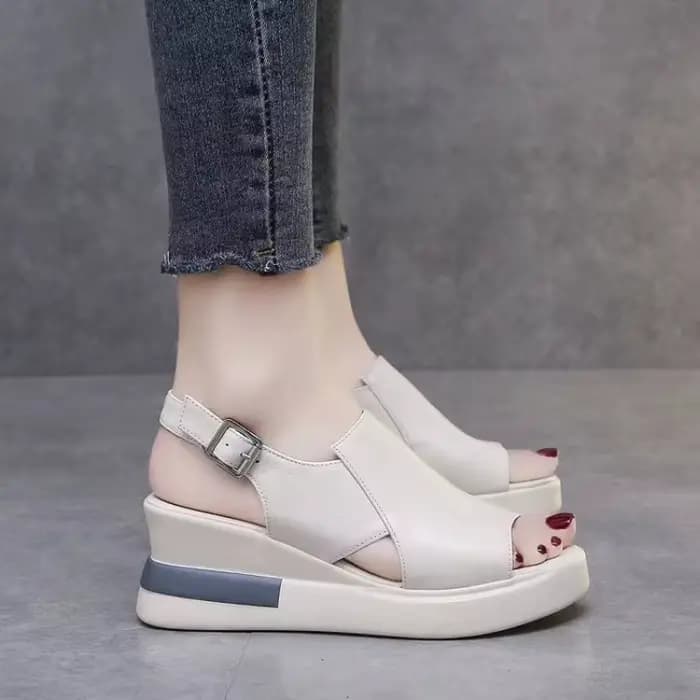 Sandales à talons compensés pour femmes