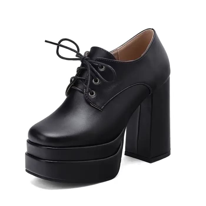 Chaussures à talons carrés pour femmes