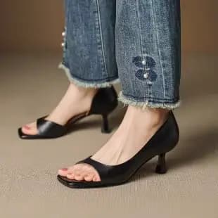 Sandales élégantes pour femmes à bout ouvert