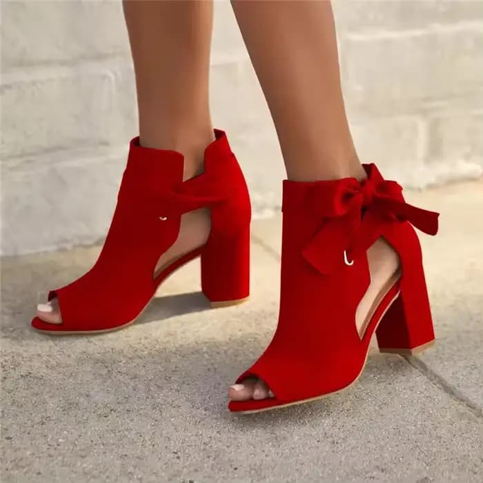 Escarpins à talons hauts épais pour femmes
