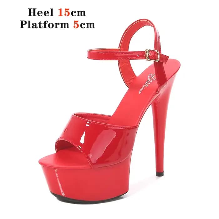 Voesnees marque femmes talons Sexy spectacle sandales 2021 plate-forme à lacets rayures