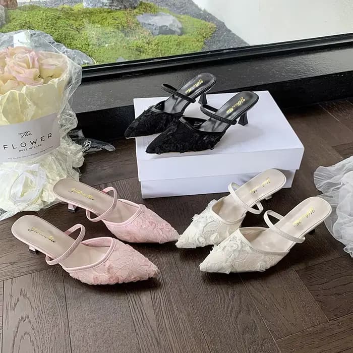 Escarpins de Mariage Blancs de Luxe pour Femme