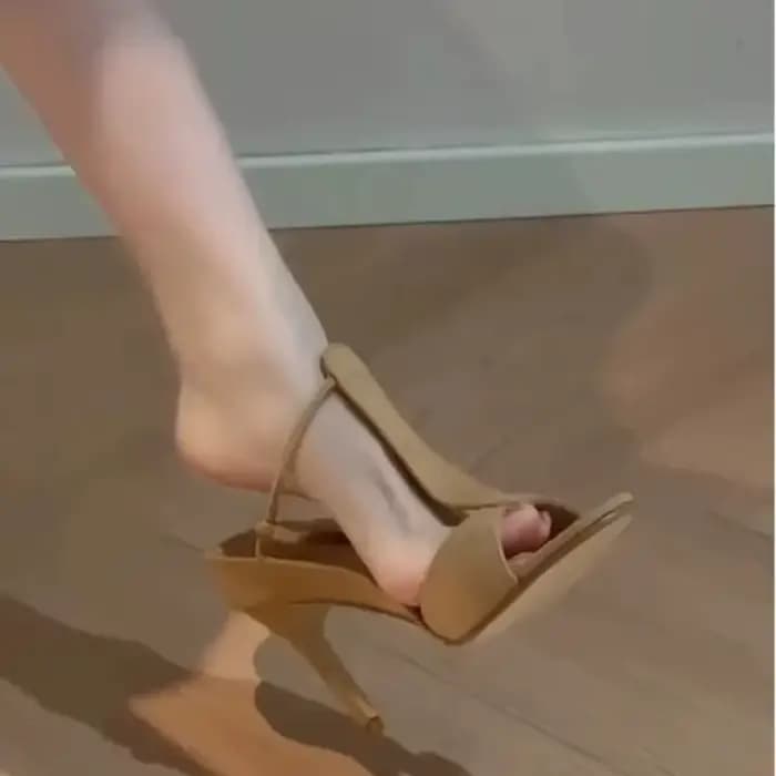 Sandales à bout ouvert pour femmes