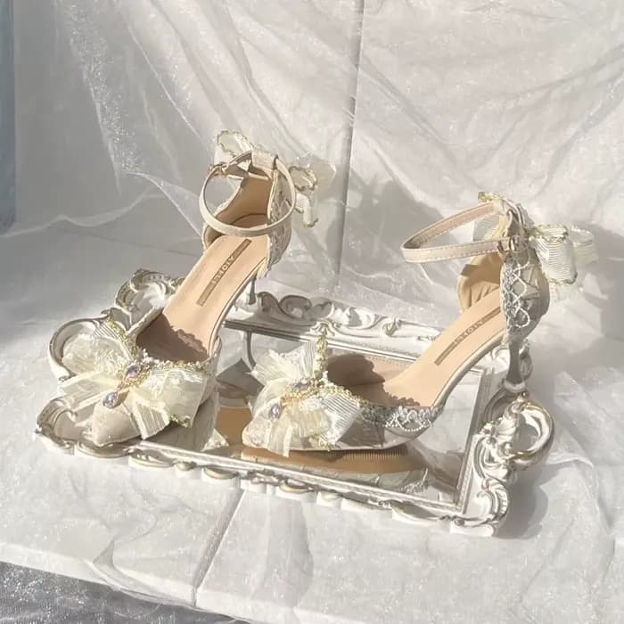Lolita femmes talons chaussures de créateur de mariage