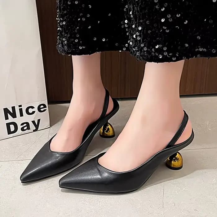 Sandales à talons hauts à bout pointu pour femmes
