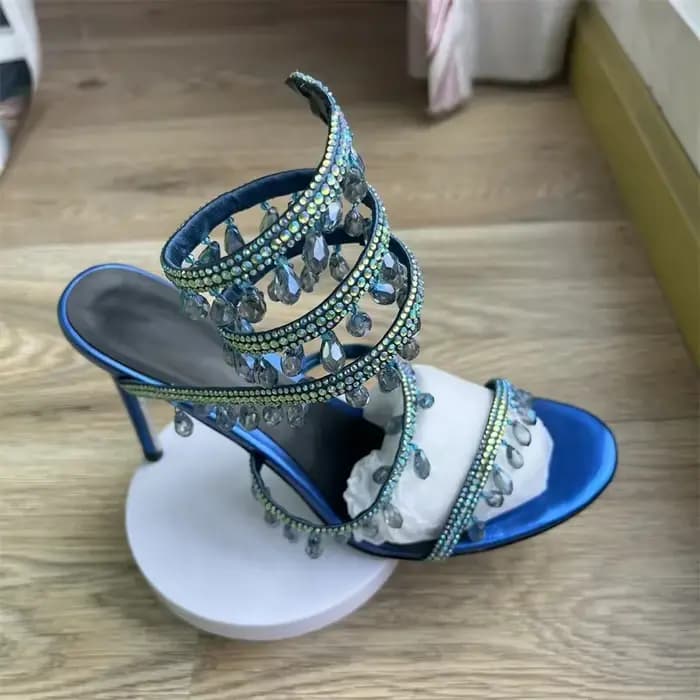 Sandales en cristal pour femmes