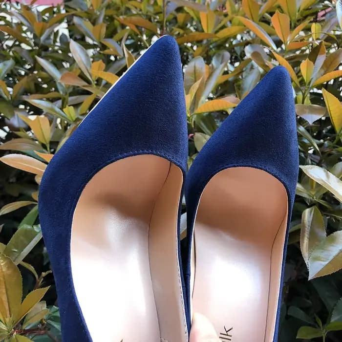 Veowalk-Escarpins à Talons Hauts en Daim Synthétique pour Femme