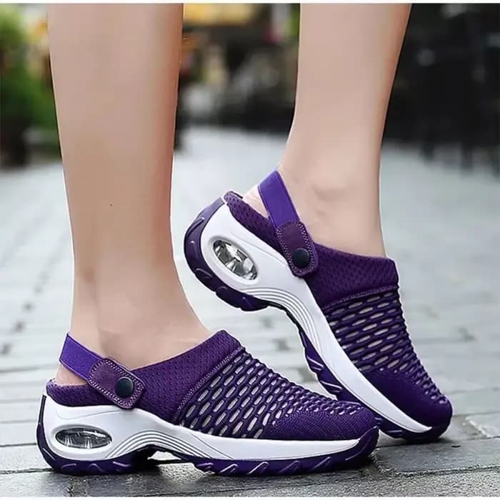 Sandales à plateforme en maille respirante pour femmes