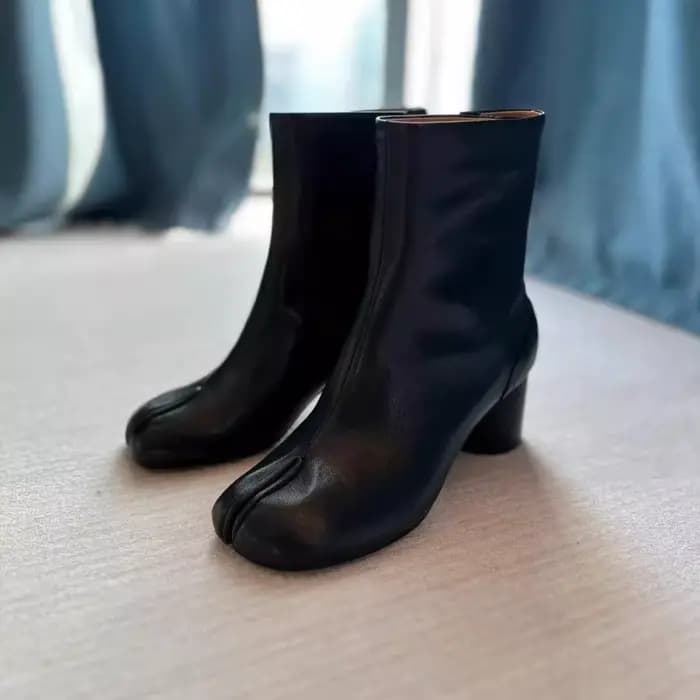 Bottes à talons hauts mi-mollet pour femmes