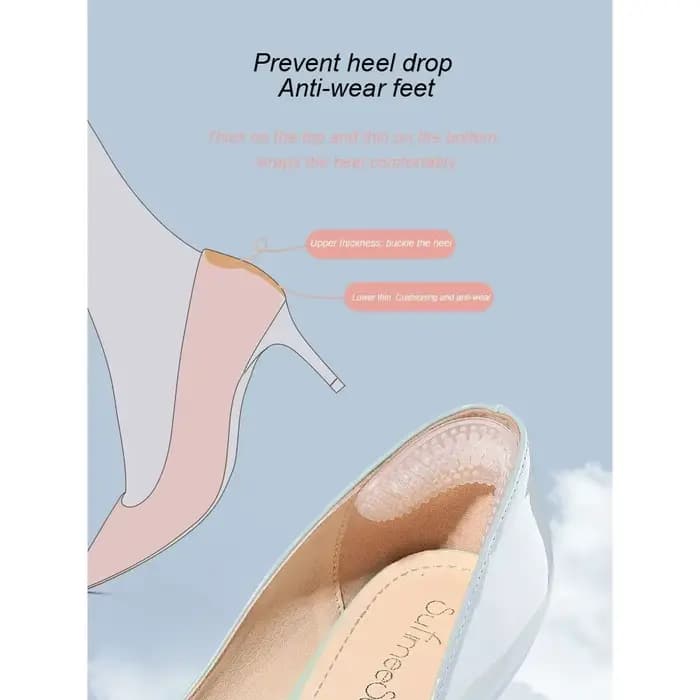 Protections de talon en silicone antidérapantes