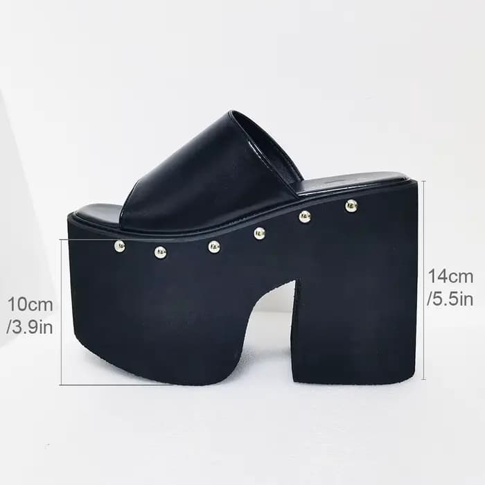 Gdgydh-Sandales à talons compensés pour femmes