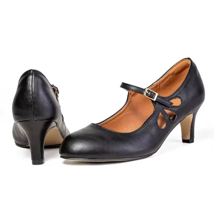 Escarpins noirs confortables pour femmes