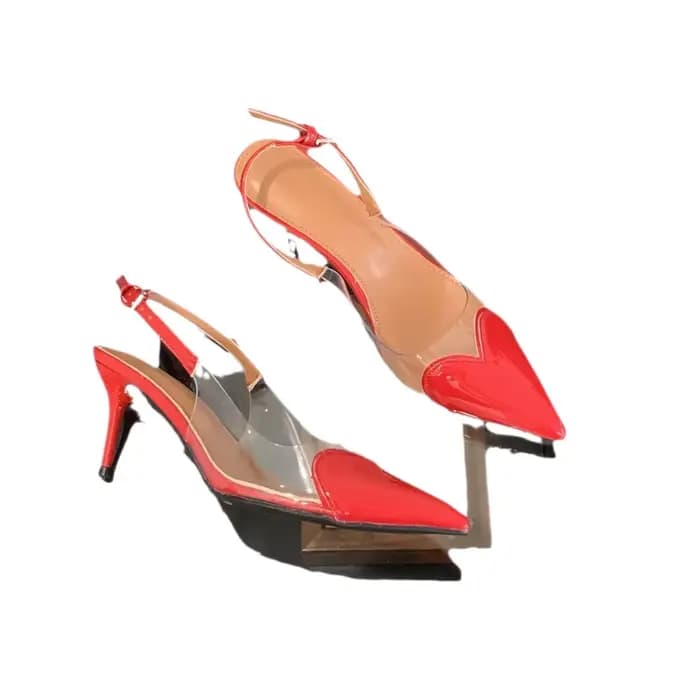 Sandales à talons fins et bout pointu pour femme