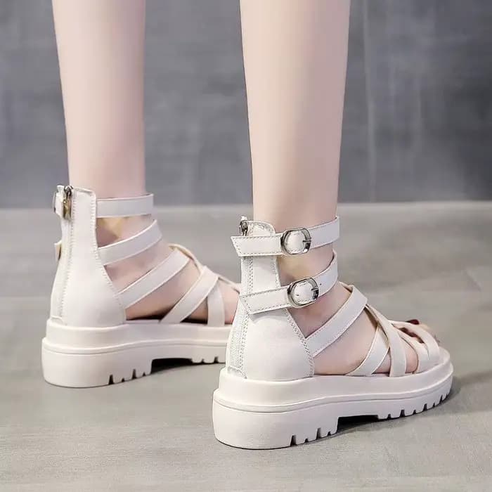 Chaussures compensées noir femmes sandales nouveautés 2025 gros talon bas chaussure bloc talons sandale