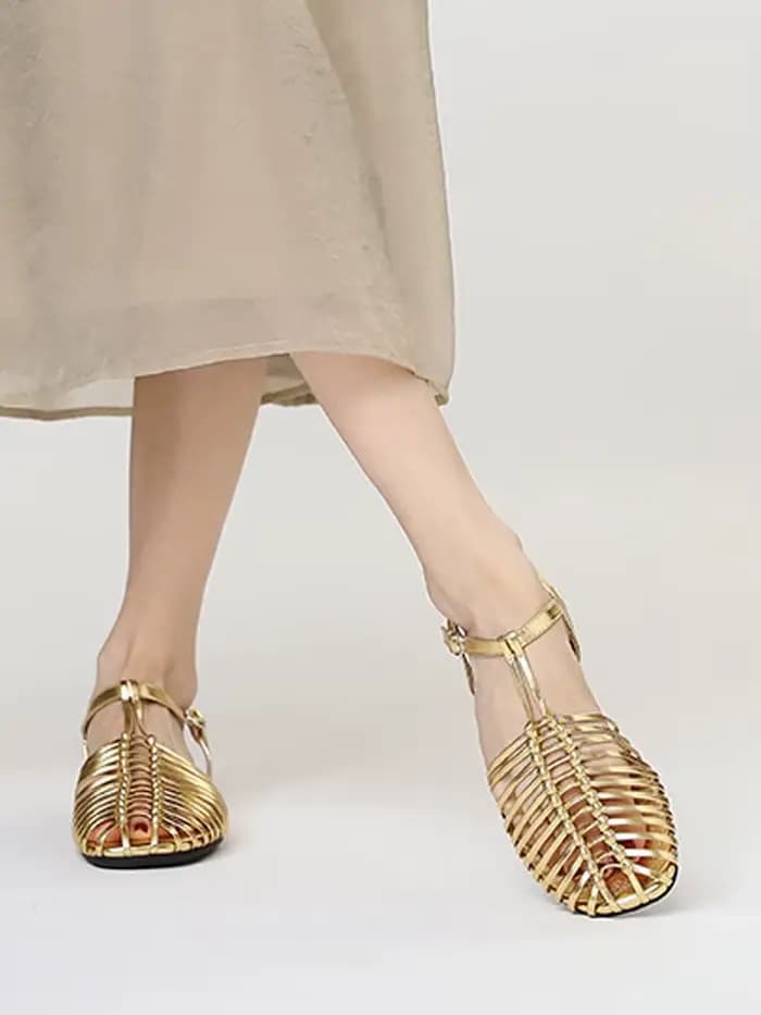 Sandales de gladiateur romaines de luxe