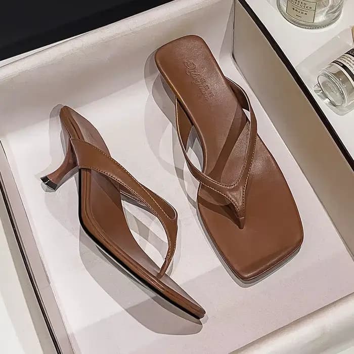 Sandales à talons chaton pour femmes