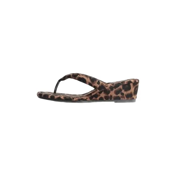 Sandales à lanières motif tigre pour femme – Idéales pour l'été