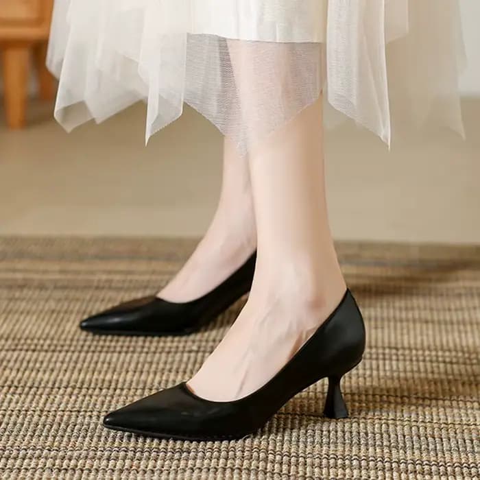 Chaussures à talons en cuir verni pour femmes
