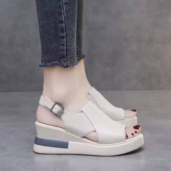 2025 femmes plate-forme sandales à talons compensés nouvel été