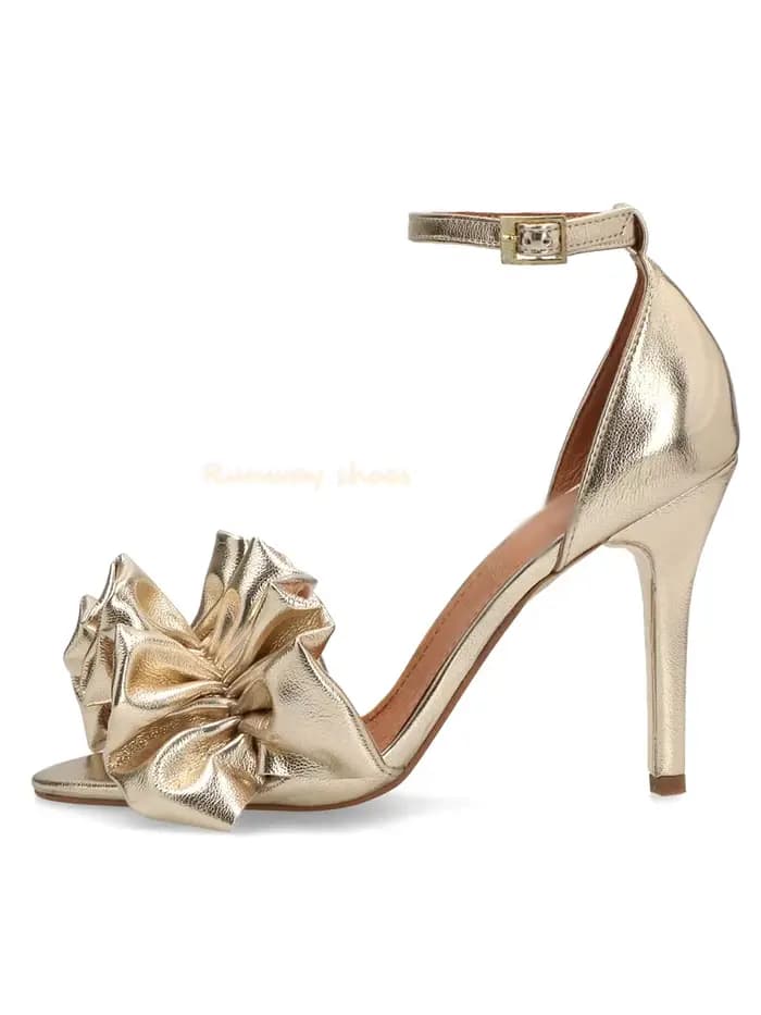 Sandales de luxe noires à talons hauts fins pour femme 2026