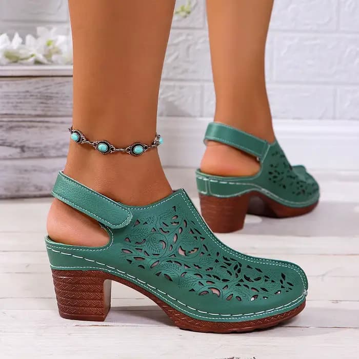 Sandales creuses à talons hauts pour femmes