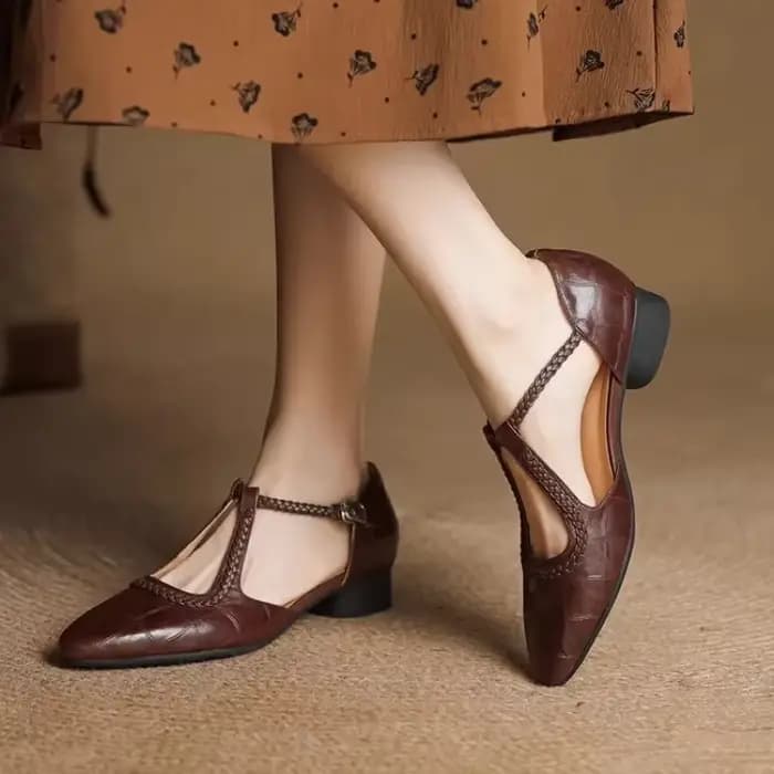 Sandales polyvalentes à talon épais pour femmes