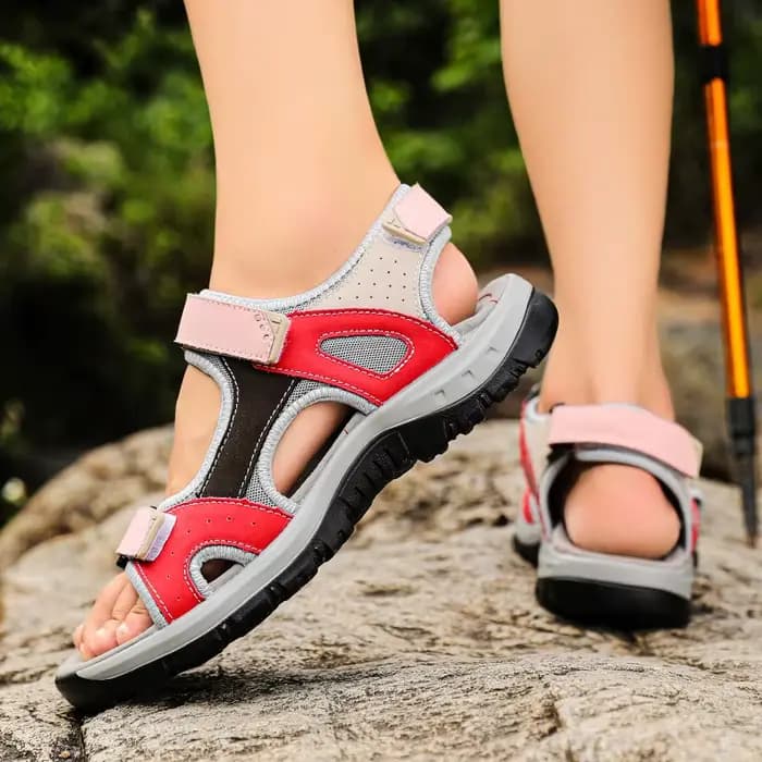 Sandales d'été en cuir pour femmes