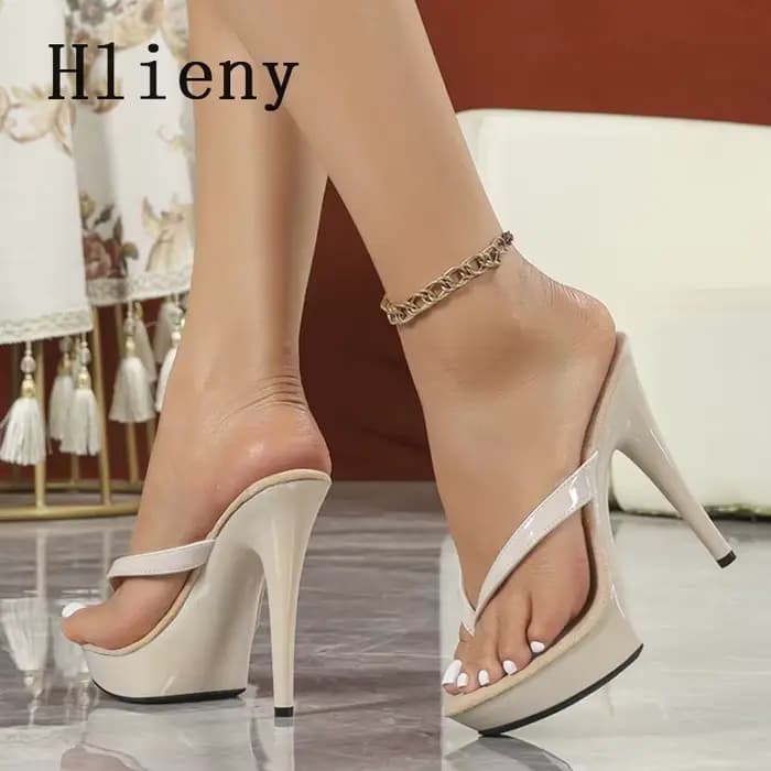 Hlieny Sandales à plateforme sexy pour femmes