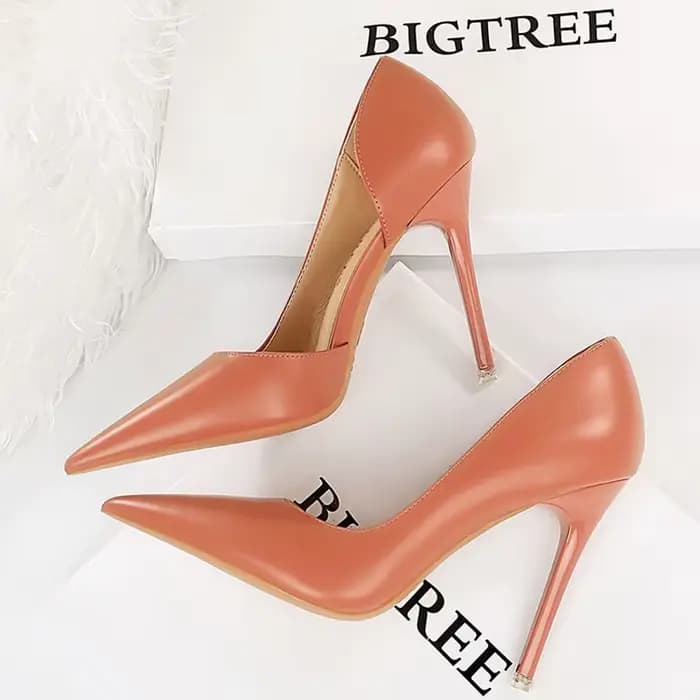BIGTREE chaussures noir femmes pompes qualité en cuir