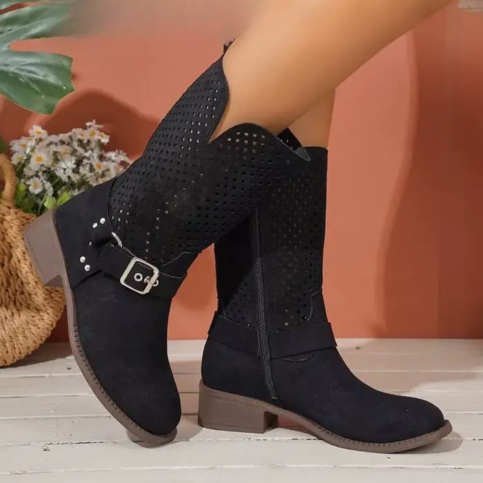 Bottes mi-mollet pour femmes