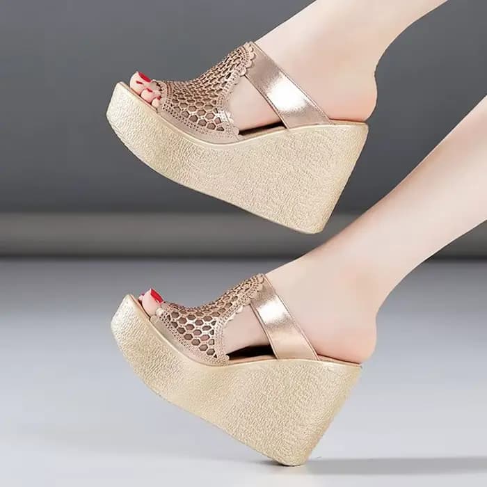 YAERSettlement-Sandales à talons hauts pour femmes