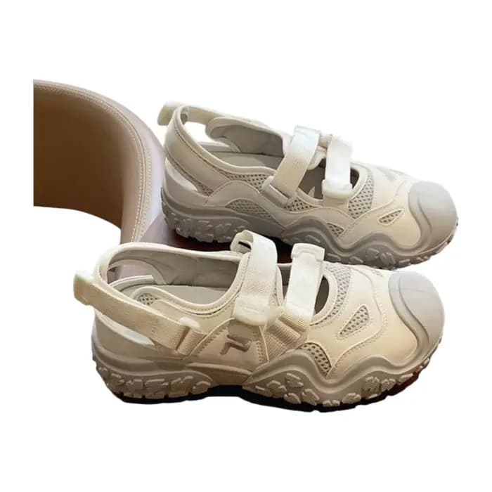 Sandales à talon épais style romain pour femmes