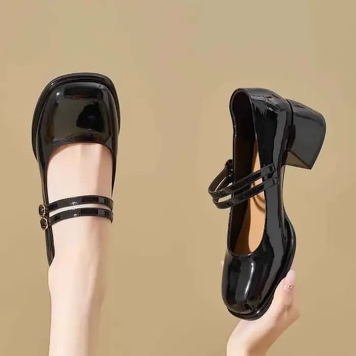 ​ Chaussures de mariage Vintage à bout carré pour femmes