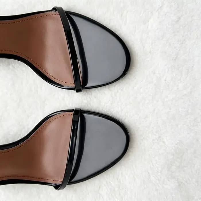 Sandales à talons noirs Sexy pour femmes