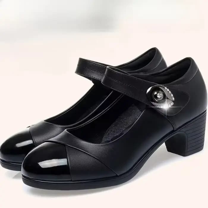 Printemps/automne nouvelle tête pointue carrée avec couleur unie chaussures à talons épais mode confortable Sexy décontracté Banquet chaussures pour femmes