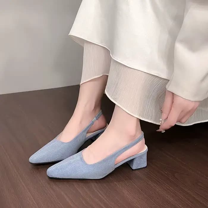 Sandales à talons hauts à bout pointu pour femme