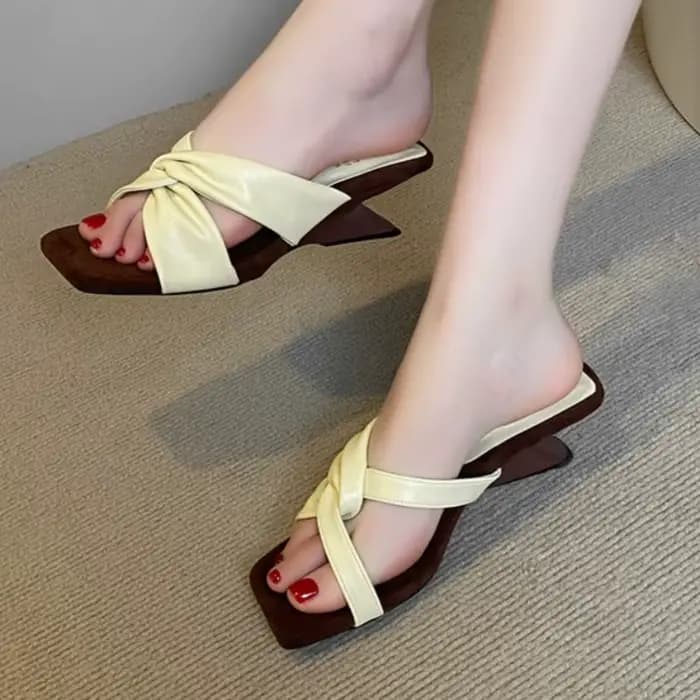 Chaussures à talons hauts pour femmes, mules compensées tendance, sandales de créateur, nouvelles tendances, escarpins habillés, zapatillas féminines