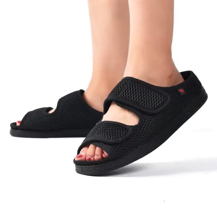 Chaussures confortables et respirantes à enfiler pour pieds larges