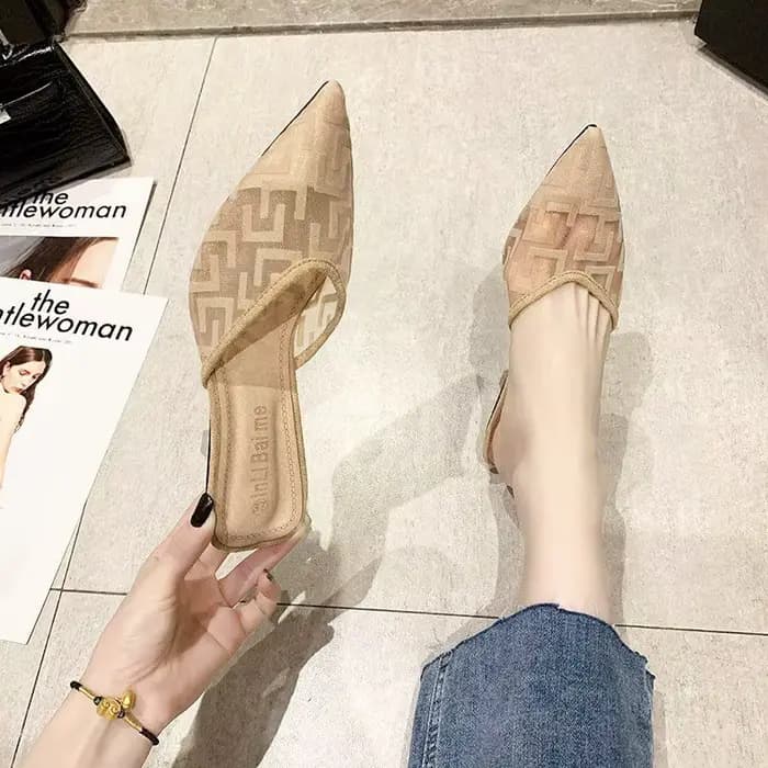 Mules pour femmes chaussures concepteur confortable été nouveau 2025 avec jeune en vente miroir luxe pantoufles élégantes mode sandales femme