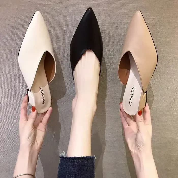 Baotou-Pantoufles Sexy à Talons Hauts et Épais pour Femme