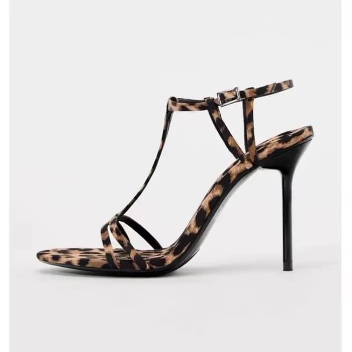 Talons hauts léopard femmes sandales chaussures De mode élégantes robe Sexy pompes d'été 2025 pantoufles De créateur De luxe Zapatos De Mujer